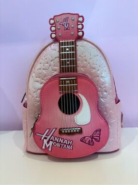Loungefly Disney Hannah Montana Guitar Mini Backpack BNWT 🎸🎀
